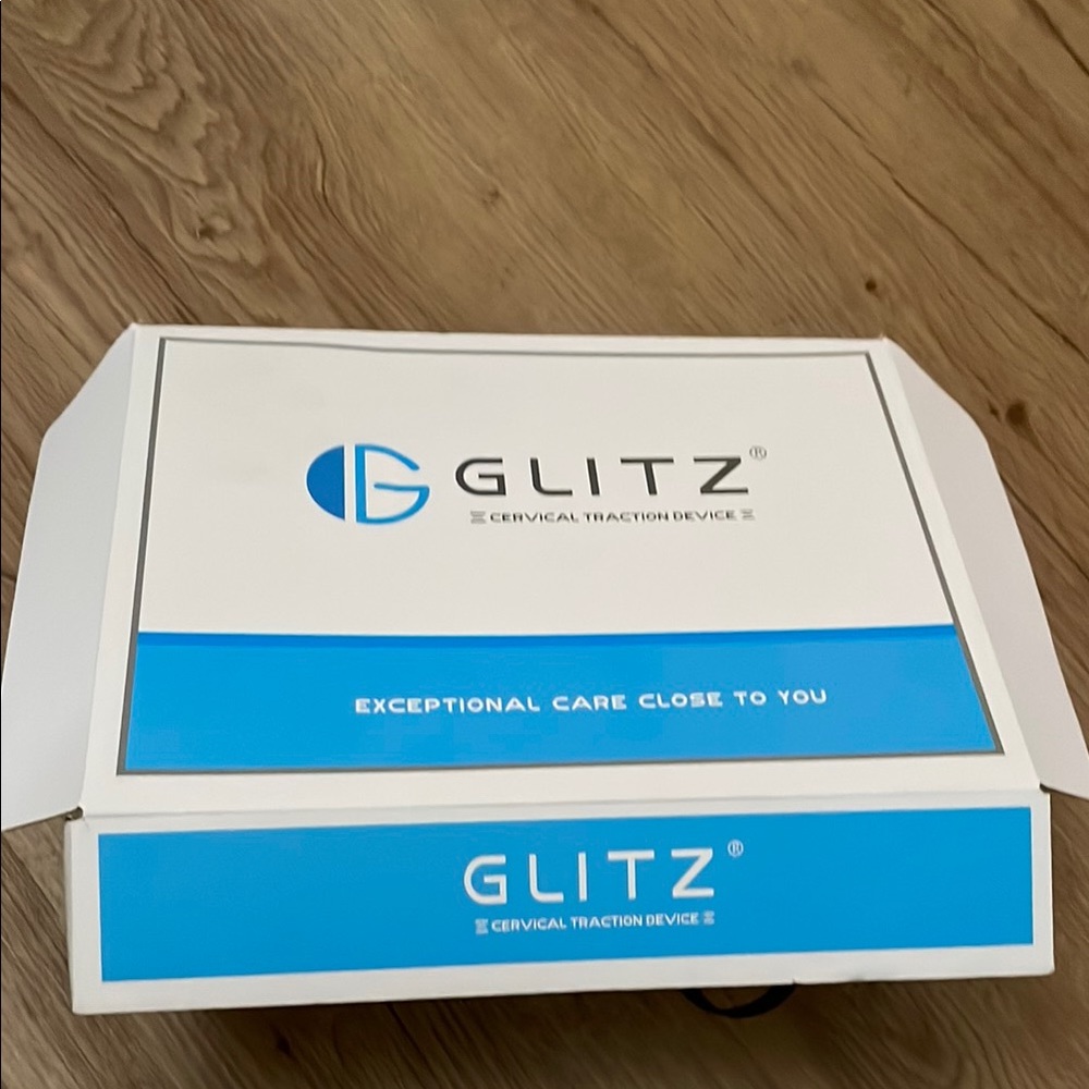 Glitz Blue and White Care Device